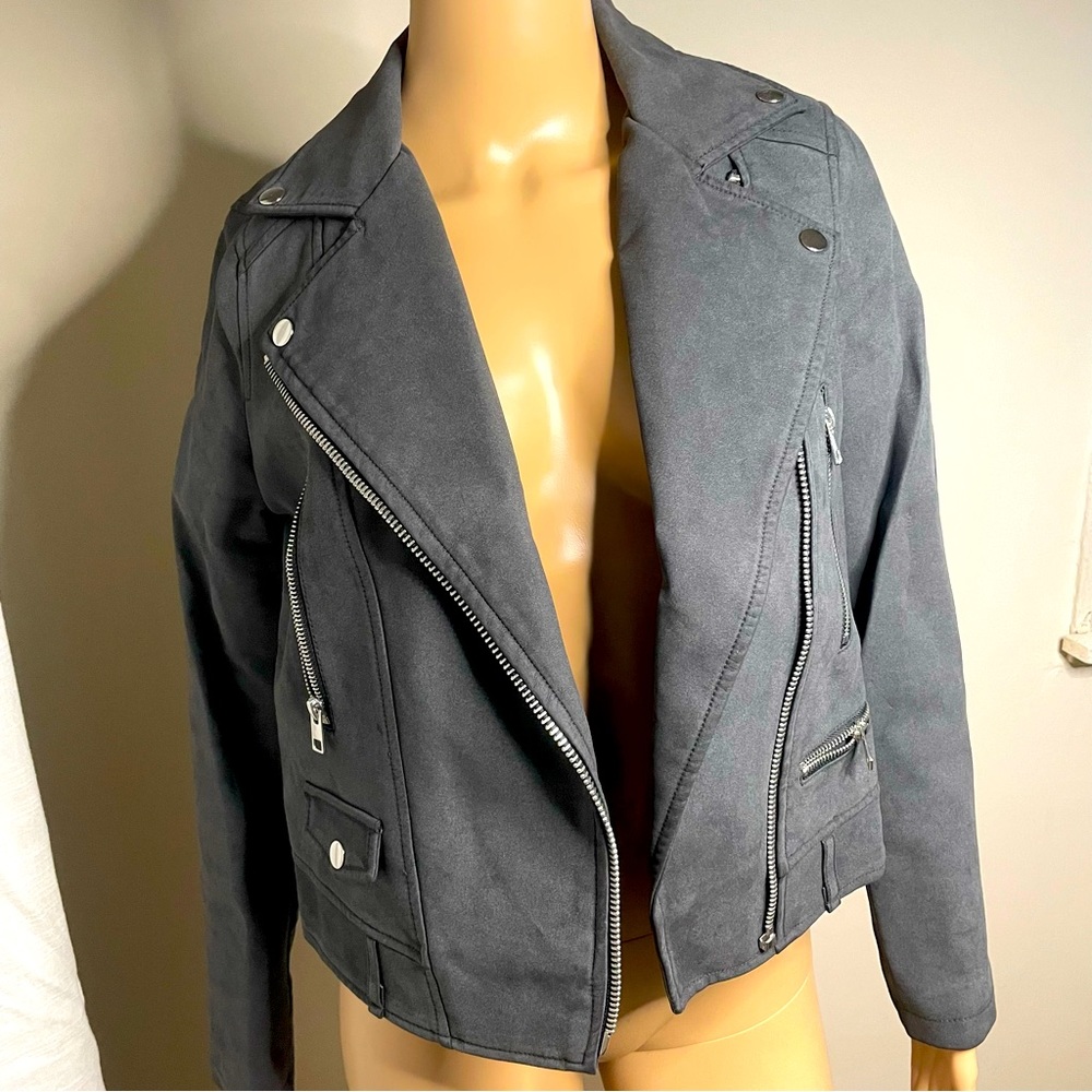 Moto style jacket (not leather)